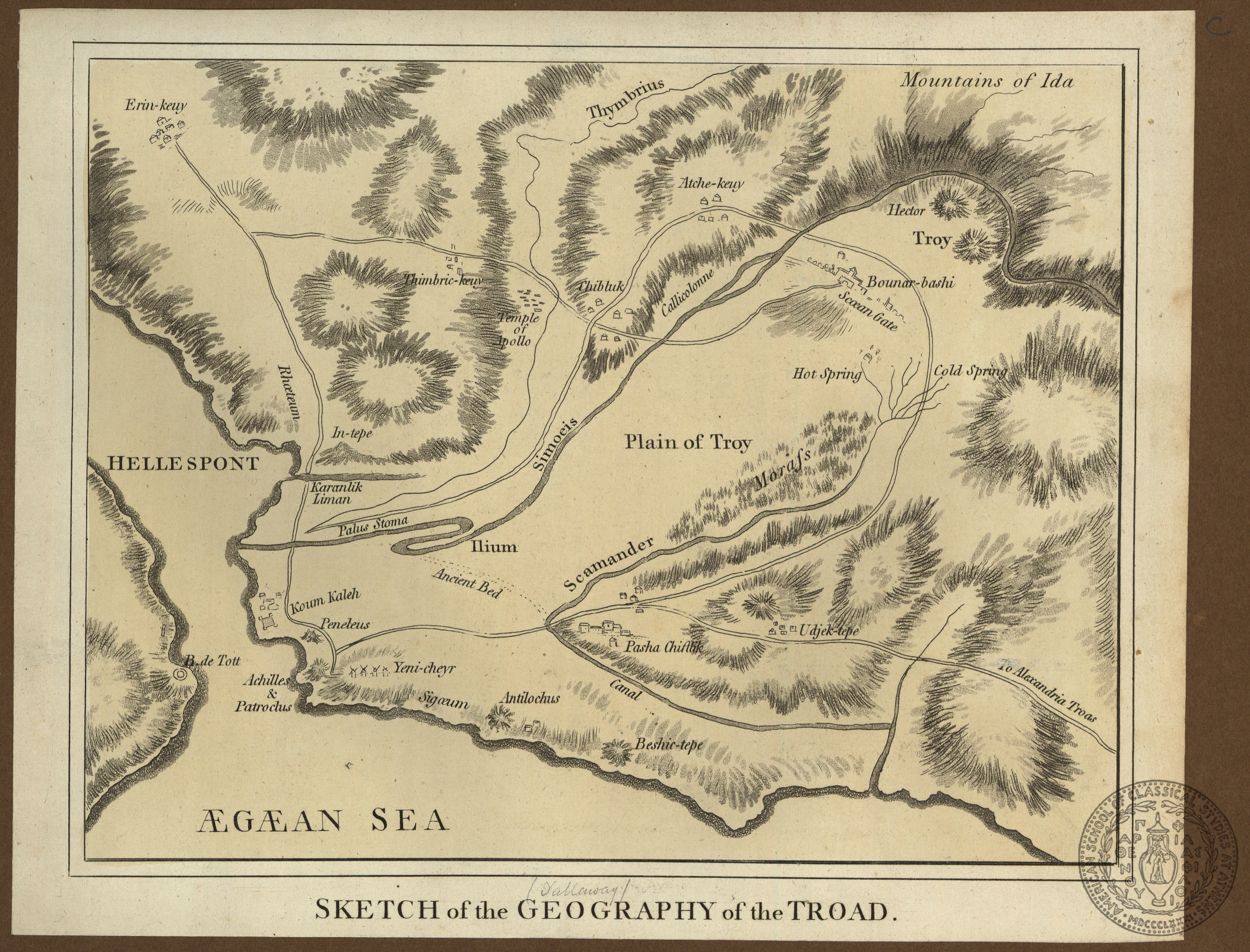 Sketch of the Geography of the Troad